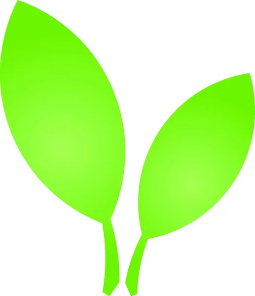 Levelek Növény Organikus Kertészeti Wellness Naturopath Vegán Logó — Stock Vector