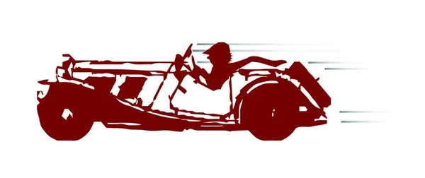 Logotipo De Carro De Corrida Com Carro De Corrida Em Fundo Branco  Ilustração do Vetor - Ilustração de imagem, fresco: 244037687