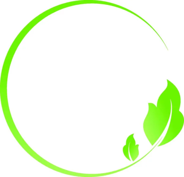 Leaves Plant Vegan Naturopath Wellness Gardener Logo — Stock Vector
