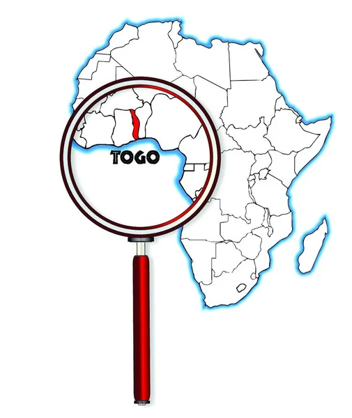 배경이 아프리카 의지도에 — 스톡 벡터
