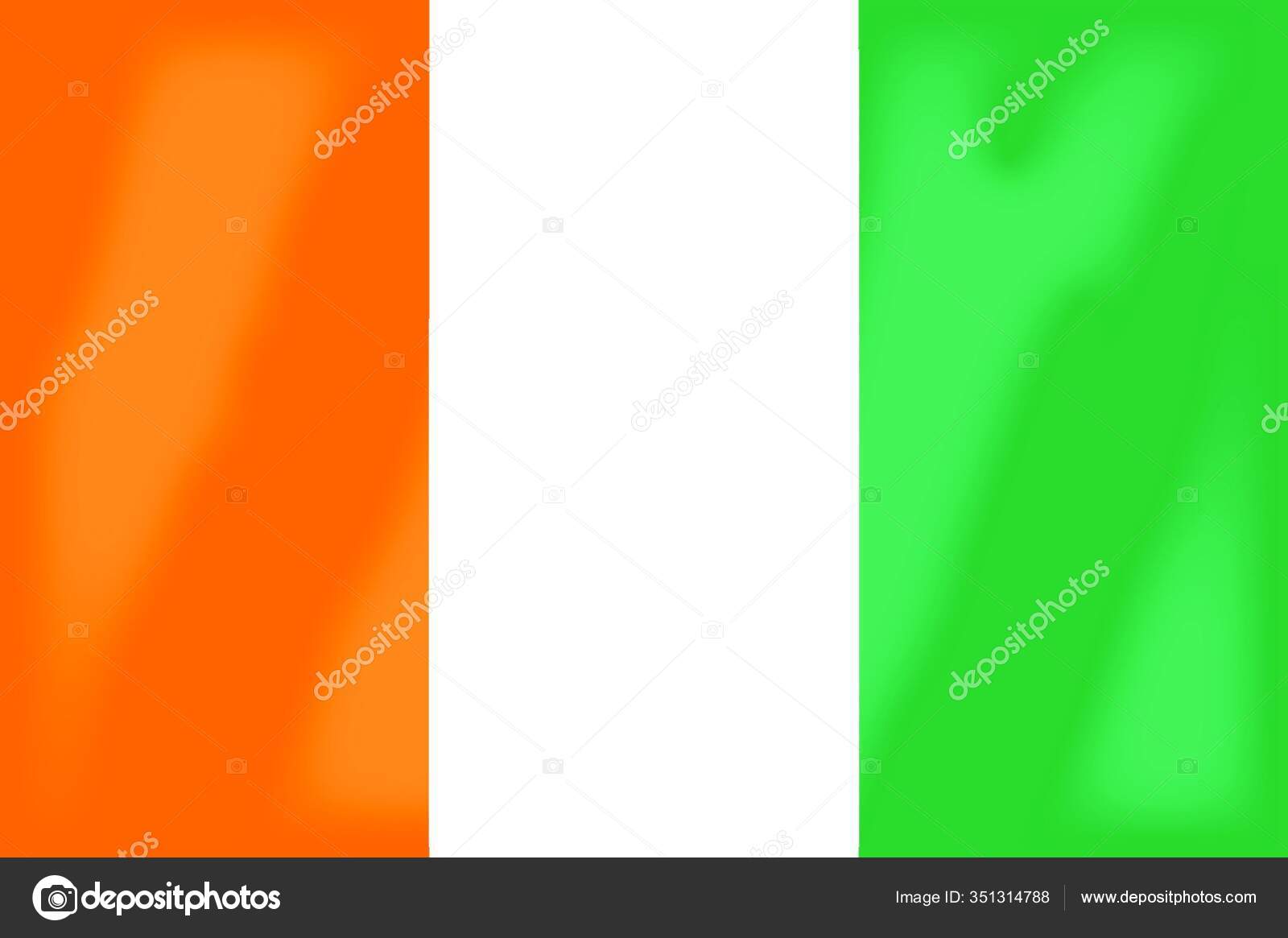 Télécharger fonds d'écran drapeau de la Côte d'ivoire, Afrique du