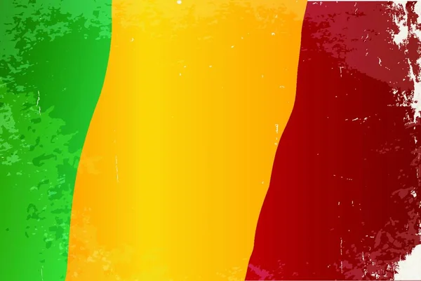 Flaga Kraju Afrykańskiego Mali — Wektor stockowy
