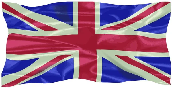 Bandera Británica Unión Union Jack Cuando Utiliza Bordo Del Buque — Vector de stock