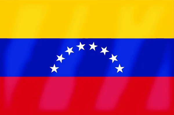 Bandiera Del Paese Arab League Venezuela — Vettoriale Stock