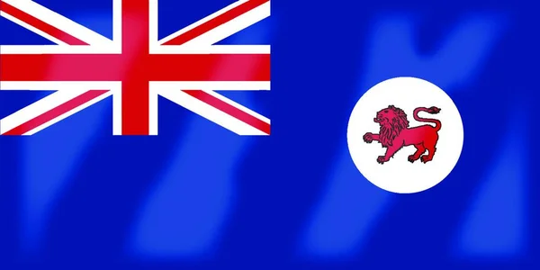 Bandeira País Tasmânia — Vetor de Stock
