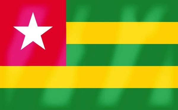 Флаг Африканской Страны — стоковый вектор