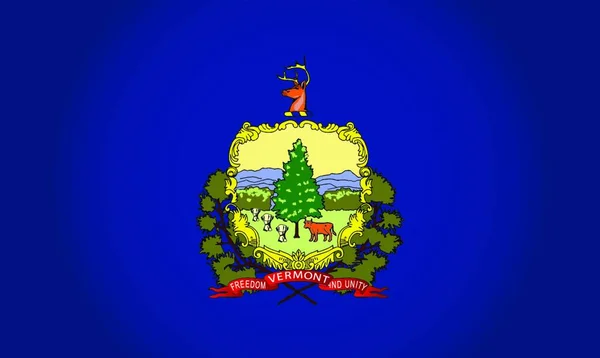 Flaga Stanu Vermont Stanach Zjednoczonych — Wektor stockowy