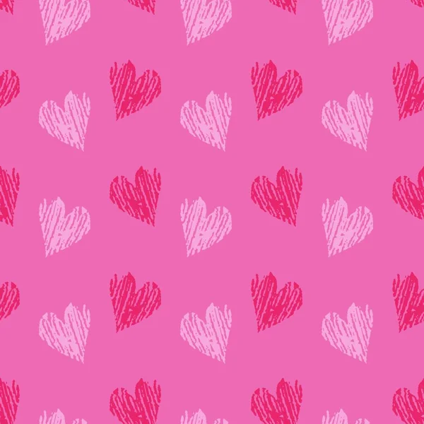 Día San Valentín Fondo Ilustración Con Corazones — Vector de stock