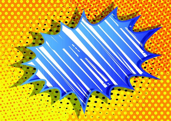 Διάνυσμα Φόντο Εικονογραφημένα Κόμικ Ρετρό Μεγάλο Πολύχρωμο Έκρηξη Φούσκα Pop — Διανυσματικό Αρχείο