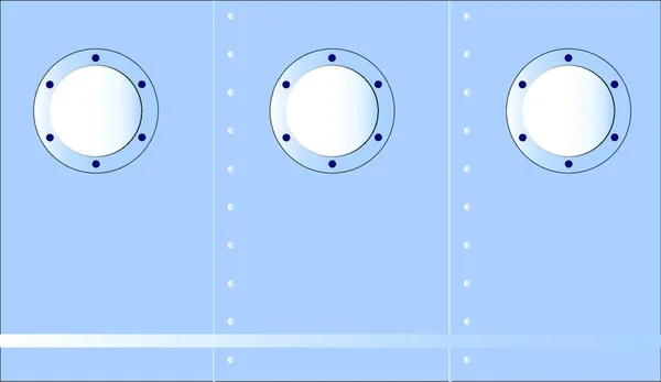 Fond Nautique Marches Trou Bâbord — Image vectorielle