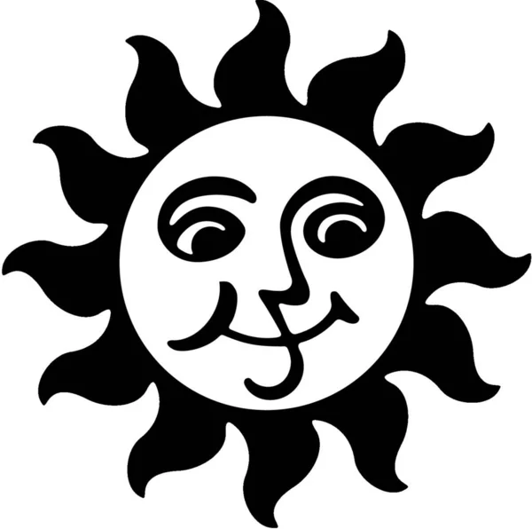 Sol Espacio Copia General — Vector de stock