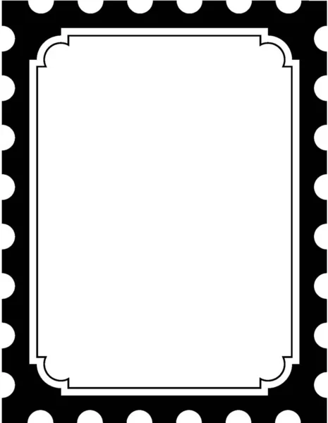 Poštovní Motivy Známky Zrušení Izolované Bílém Pozadí — Stockový vektor