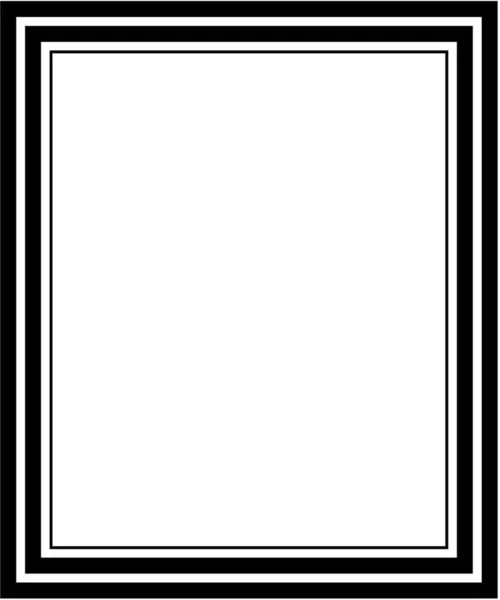 Frames Corners Cornices Isolated White Background — Stock Vector