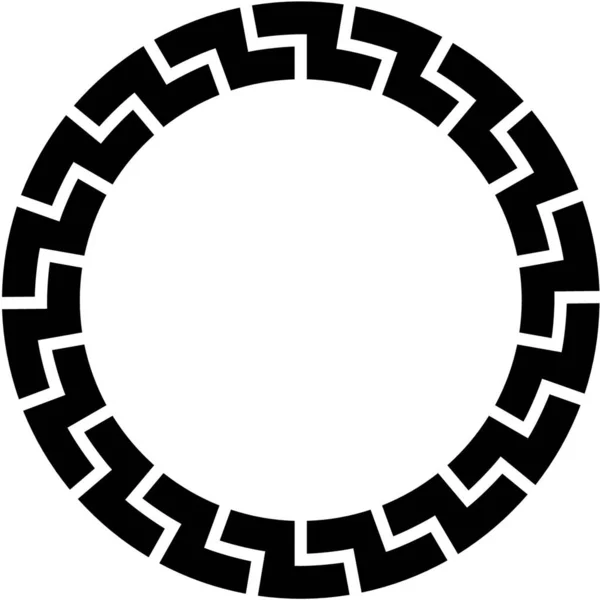 Cadres Coins Corniches Isolés Sur Fond Blanc — Image vectorielle