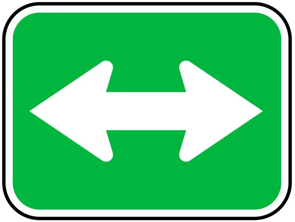 Richting Pijl Rechts Links — Stockvector