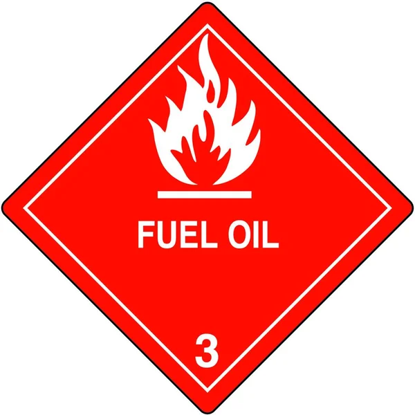 Liquide Inflammable Mazout — Image vectorielle