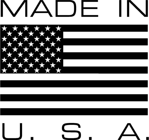 Fabriqué Aux États Unis — Image vectorielle