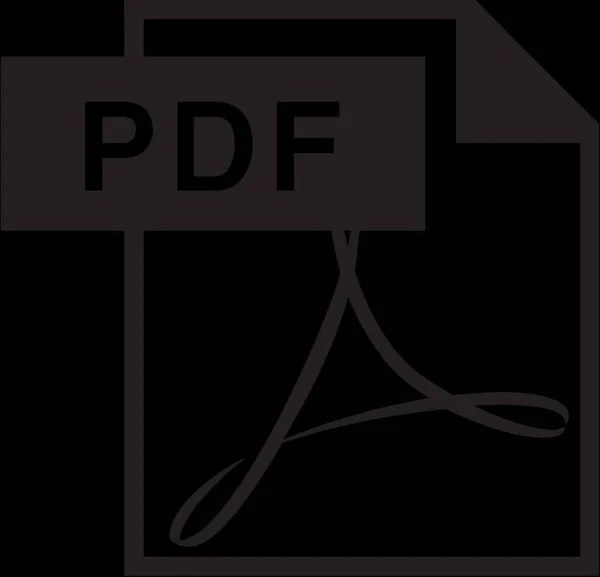 Pdf Adobe Portable Document File — Image vectorielle