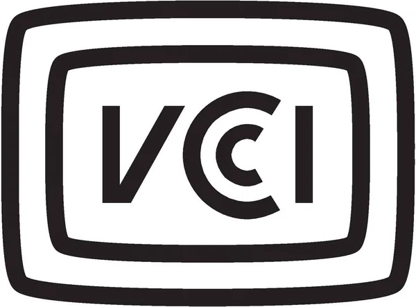 Vcci Consejo Control Voluntario Para Interferencia Japón — Vector de stock