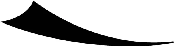Type Bois Flèche Courbe — Image vectorielle