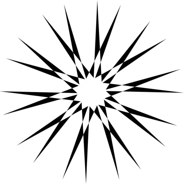 Čára Kreslení Slunce Izolované Bílém Pozadí — Stockový vektor