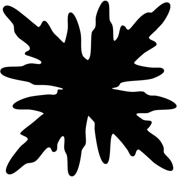 Espacio Negro Copia Ornamental — Vector de stock