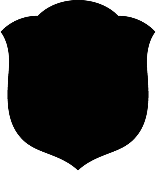 Zwart Frame Badge Kopieerruimte — Stockvector