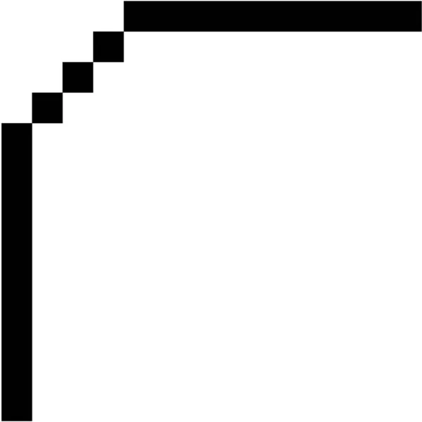 Рамки Кути Карнизи Ізольовані Білому Тлі — стоковий вектор