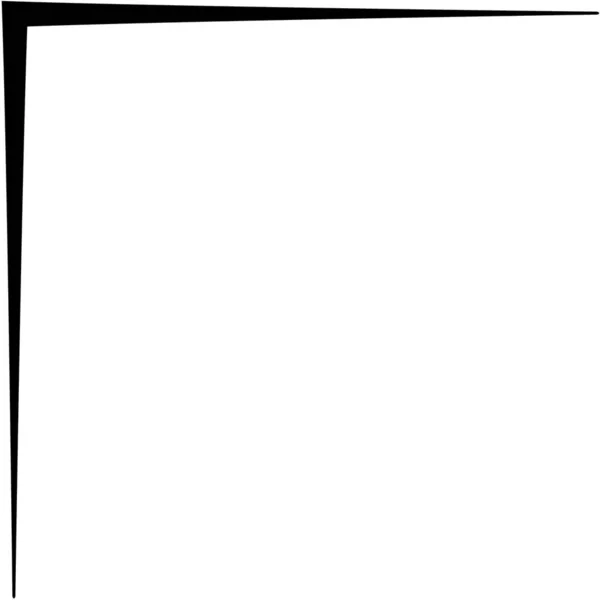 Frames Hoeken Cornices Geïsoleerd Witte Achtergrond — Stockvector
