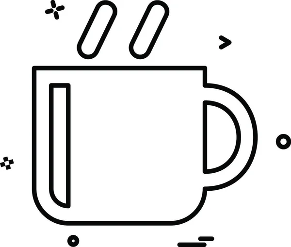 Tea Icon Design Vector — Stock Vector