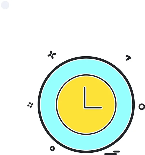 时钟基本图标矢量设计 — 图库矢量图片