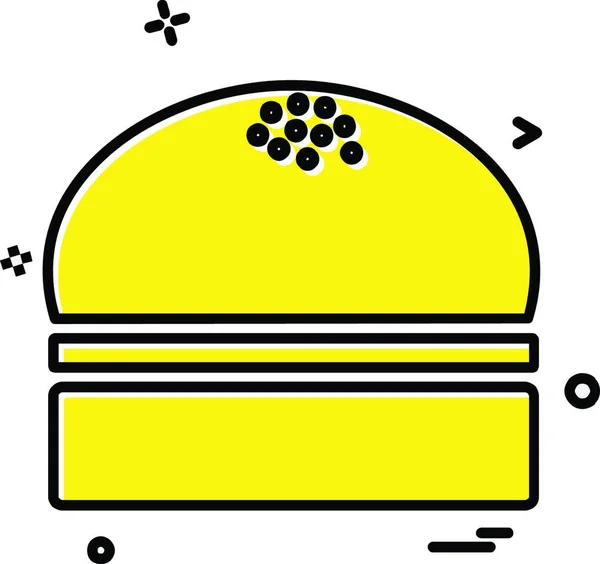 Vector Diseño Icono Alimentos — Vector de stock