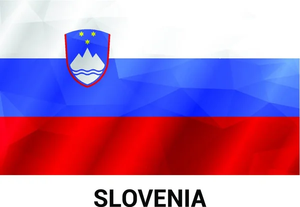 Solovenia Flag Design Vector — стоковий вектор