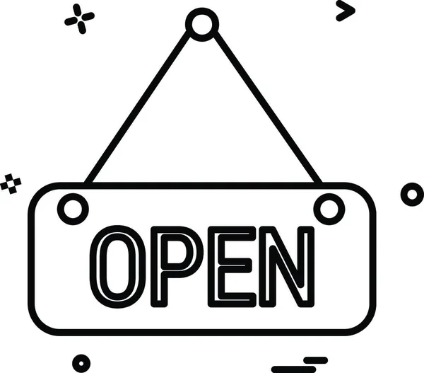 Open Board Icône Design Vecteur — Image vectorielle