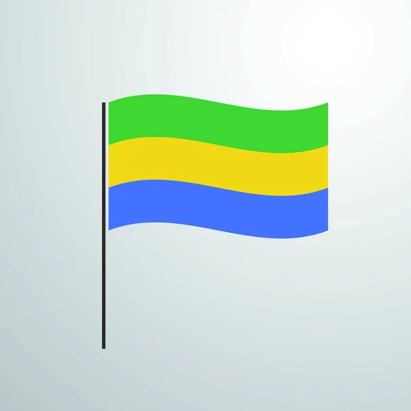 Flagi Tle Ostrość Selektywna — Wektor stockowy