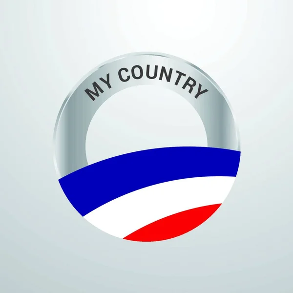 Odznak Los Altos Country Flag — Stockový vektor