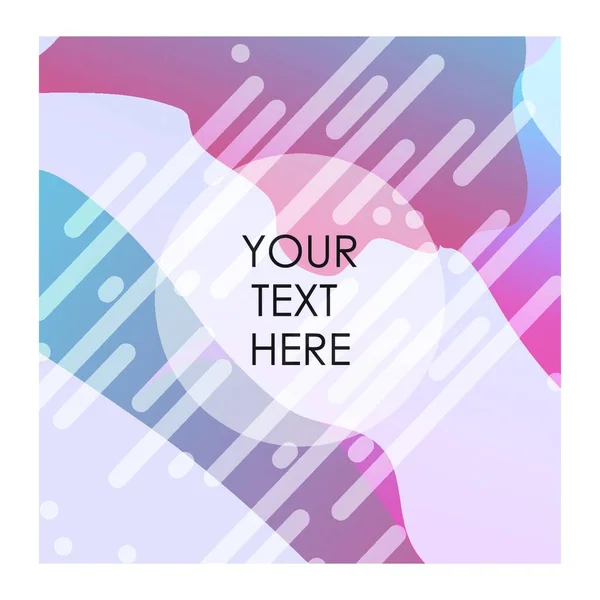 Colorful Background Typography Design Vector — Stock Vector