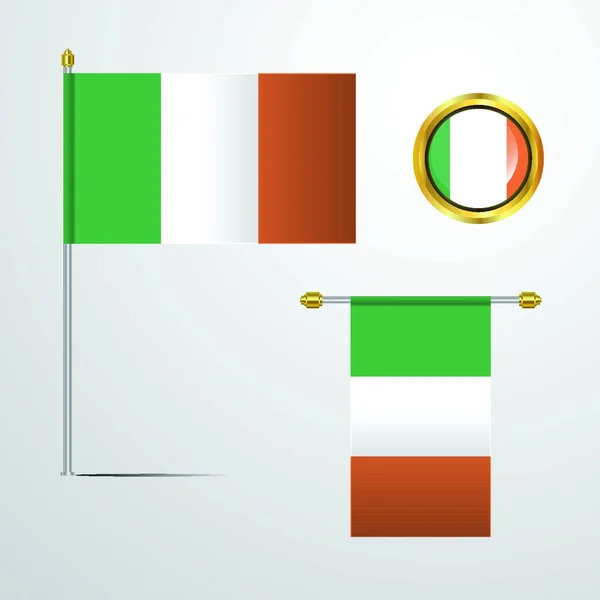 Paysage Irlande — Image vectorielle