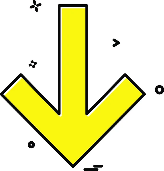 Arrows Icon Design Vector — Stock Vector