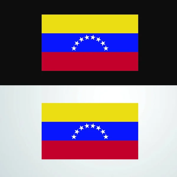 ベネズエラ旗のデザイン — ストックベクタ