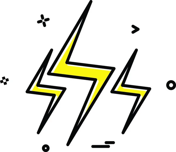Вектор Дизайна Иконок Flash — стоковый вектор