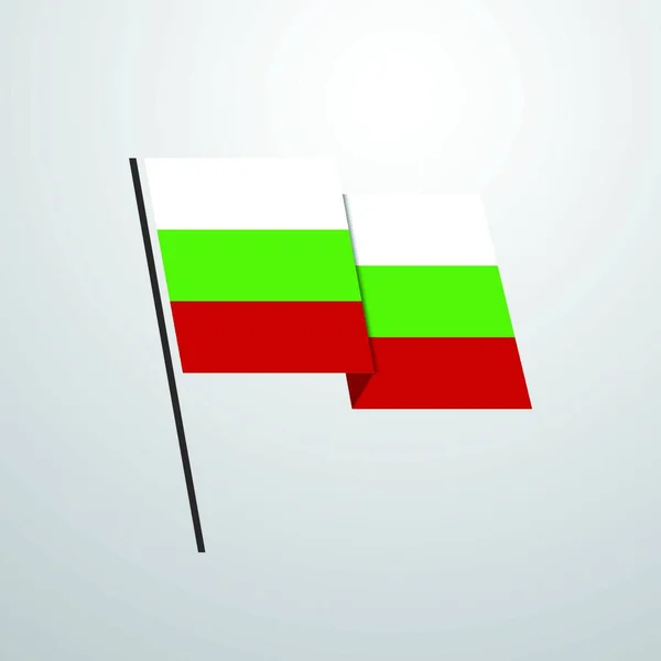 Vector Illustration Flag Mexico — Stock Vector