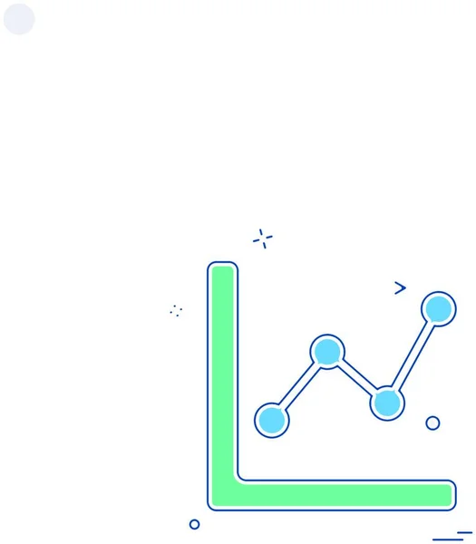 그래프 아이콘 디자인 Vctor — 스톡 벡터