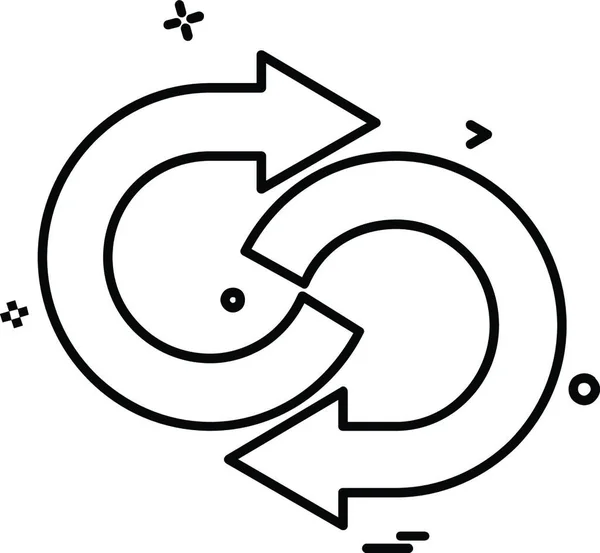 Symboldesign Vektor Aktualisieren — Stockvektor