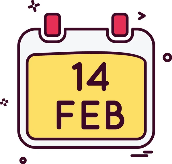 バレンタイン Sの日のアイコンのデザインベクトル — ストックベクタ