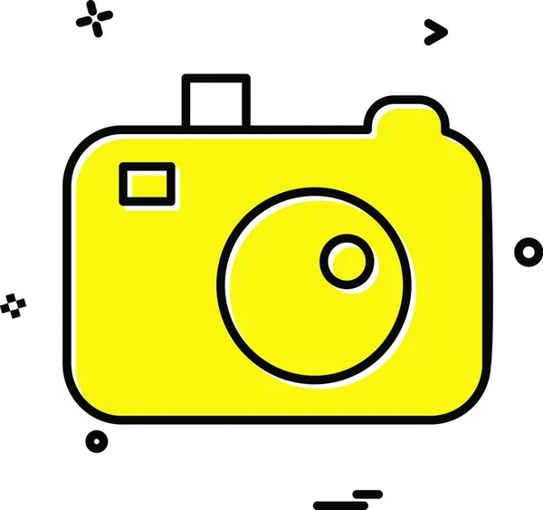 Camera Icon Design Vector — Stock Vector