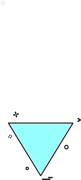 Flèche Vers Bas Vecteur Conception Icône — Image vectorielle