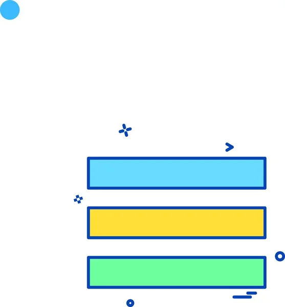 Designvektor Für Menüsymbole — Stockvektor