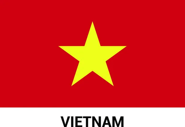 Vietname Independência Dia Design Vetor — Vetor de Stock