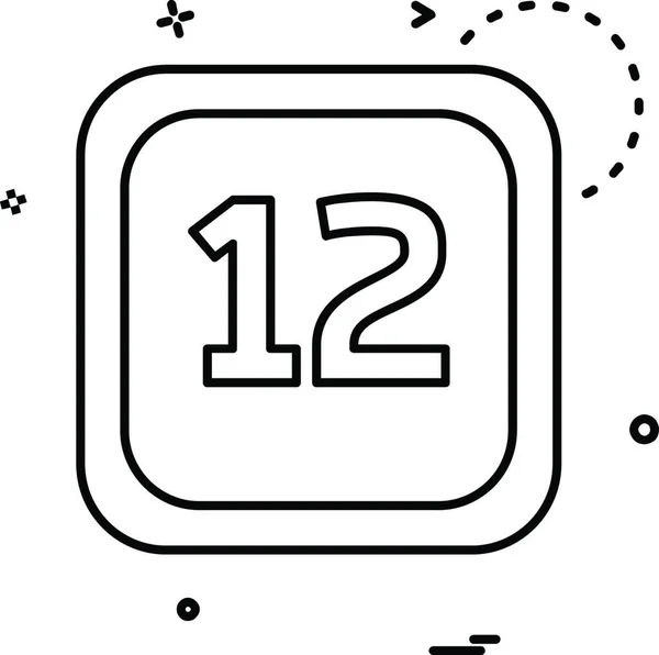 Date Calender Icône Design Vecteur — Image vectorielle